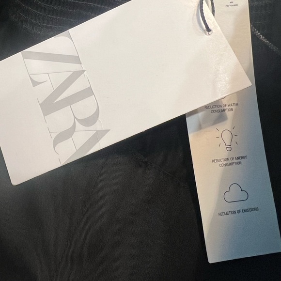 Zara Empire Waist Spaghetti Strap Midi Dress - Picture 7 of 8